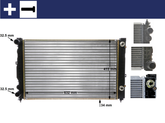 Mahle Original Radiateur CR 132 000S