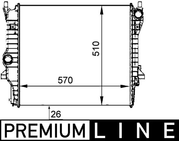 Radiateur Mahle Original CR 1360 000P