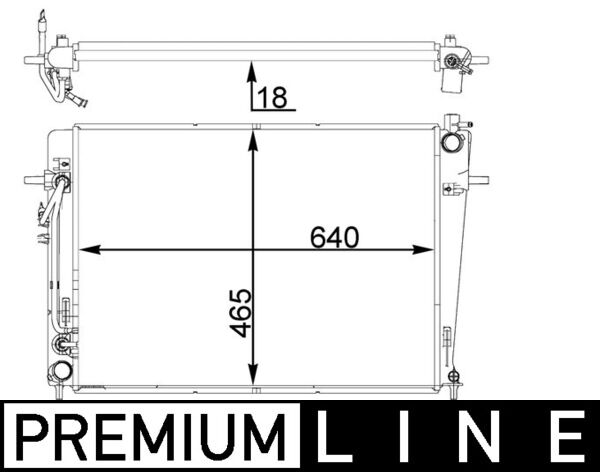 Radiateur Mahle Original CR 1406 000P