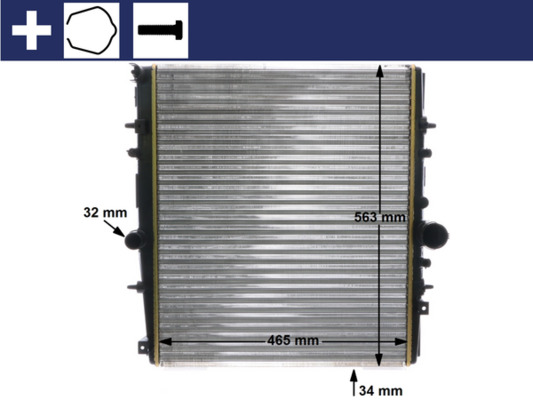 Radiateur Mahle Original CR 1437 000S