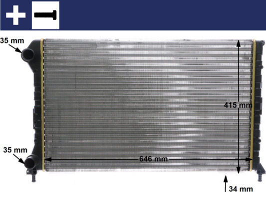 Radiateur Mahle Original CR 1447 000S