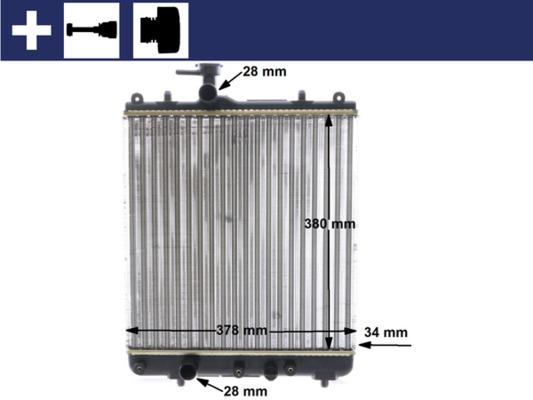 Radiateur Mahle Original CR 1514 000S