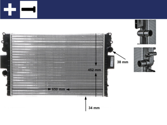 Radiateur Mahle Original CR 1551 000S