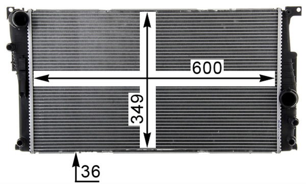 Mahle Original Radiateur CR 1725 000P