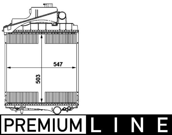 Radiateur Mahle Original CR 1729 000P