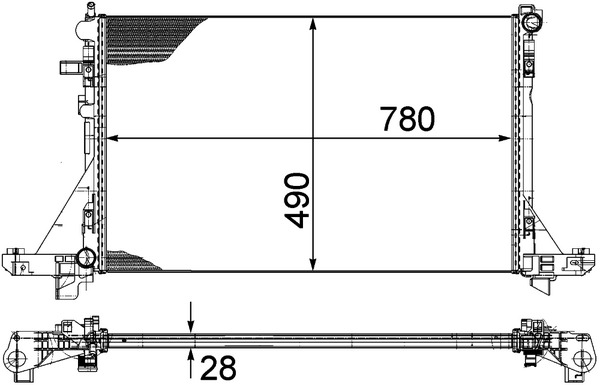 Mahle Original Radiateur CR 1770 000P