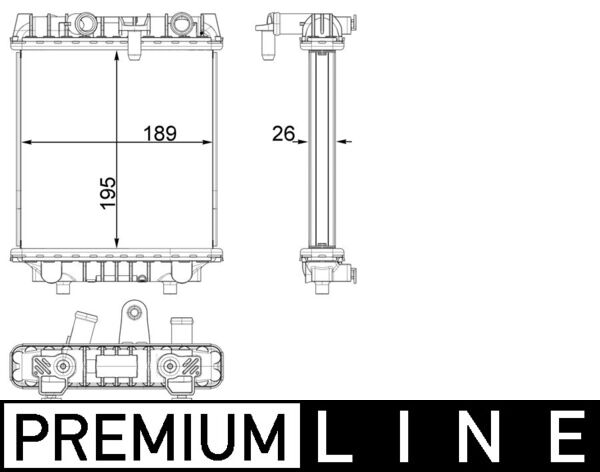 Radiateur Mahle Original CR 1966 000P