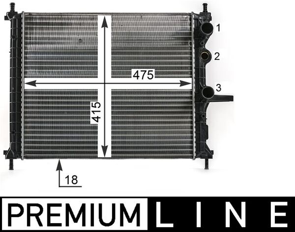 Radiateur Mahle Original CR 1993 000P