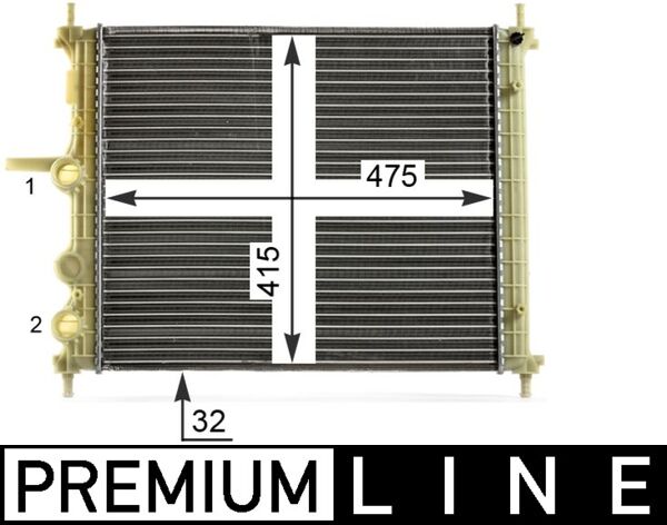 Radiateur Mahle Original CR 1998 000P