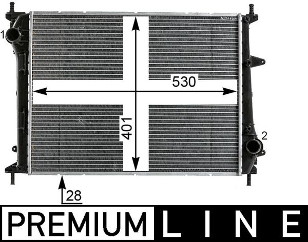 Radiateur Mahle Original CR 1999 000P