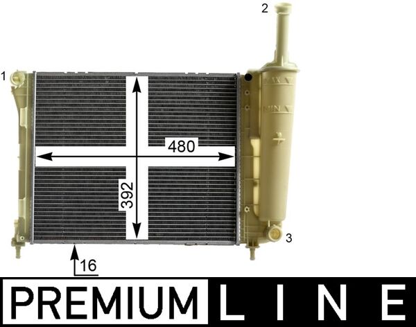 Radiateur Mahle Original CR 2005 000P