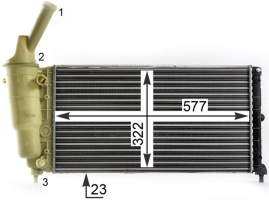 Mahle Original Radiateur CR 2007 000P