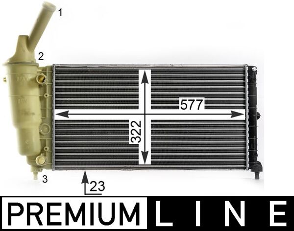 Radiateur Mahle Original CR 2007 000P