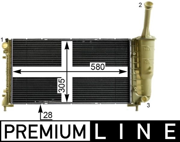 Radiateur Mahle Original CR 2010 000P