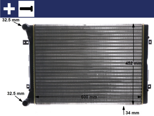 Radiateur Mahle Original CR 2038 000S