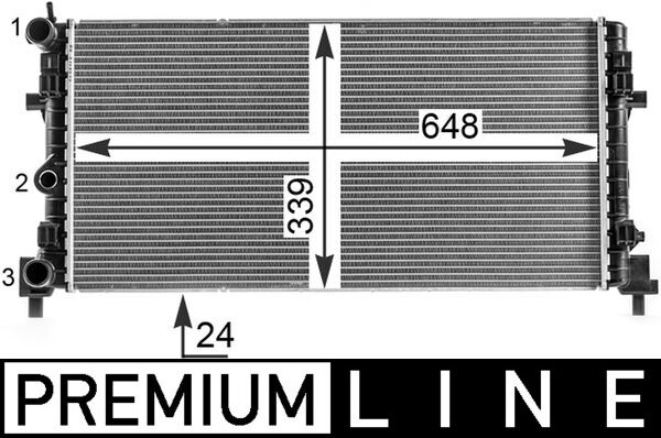 Radiateur Mahle Original CR 2082 000P