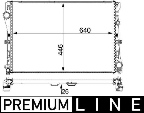 Radiateur Mahle Original CR 2101 000P