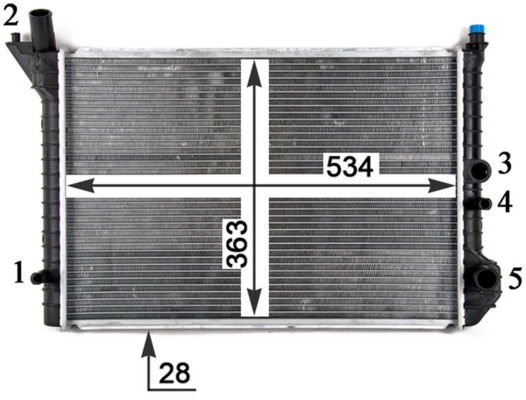 Mahle Original Radiateur CR 212 000P