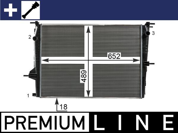 Radiateur Mahle Original CR 23 000P