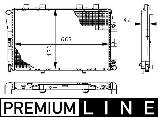 Radiateur Mahle Original CR 246 000P