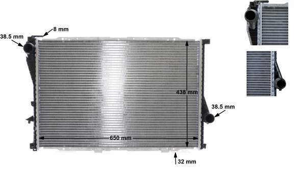 Radiateur Mahle Original CR 296 000S