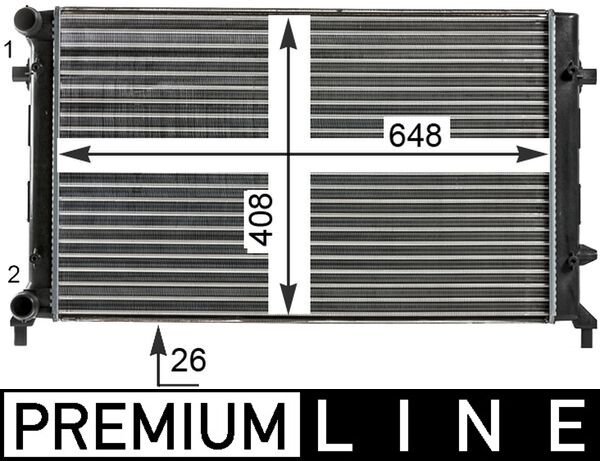 Radiateur Mahle Original CR 30 000P