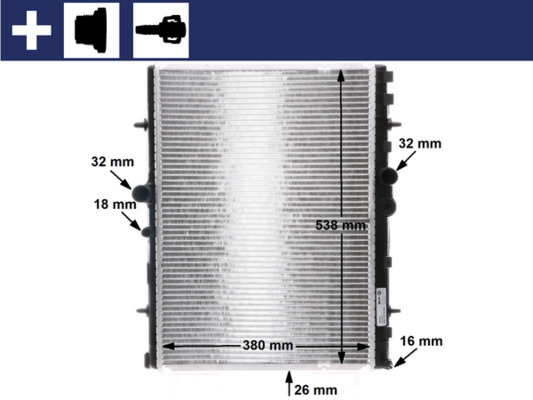 Radiateur Mahle Original CR 31 000S