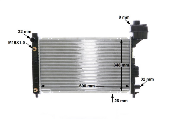 Mahle Original Radiateur CR 323 000S
