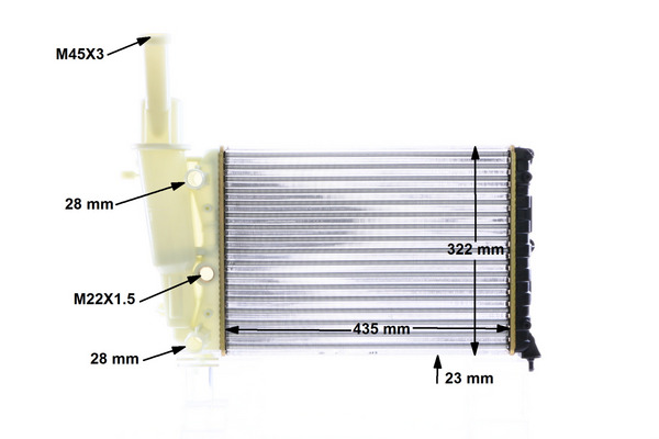Mahle Original Radiateur CR 351 000S