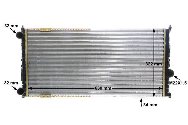 Mahle Original Radiateur CR 363 000S