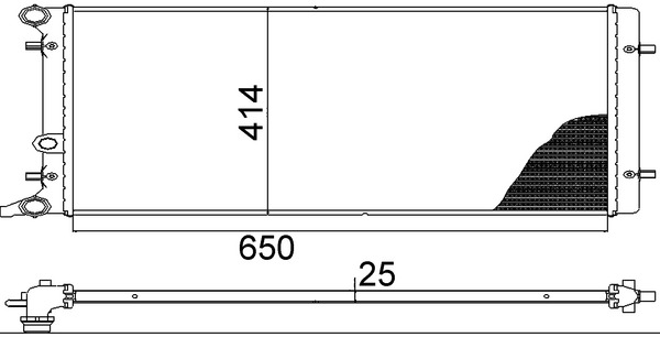 Radiateur Mahle Original CR 368 001S