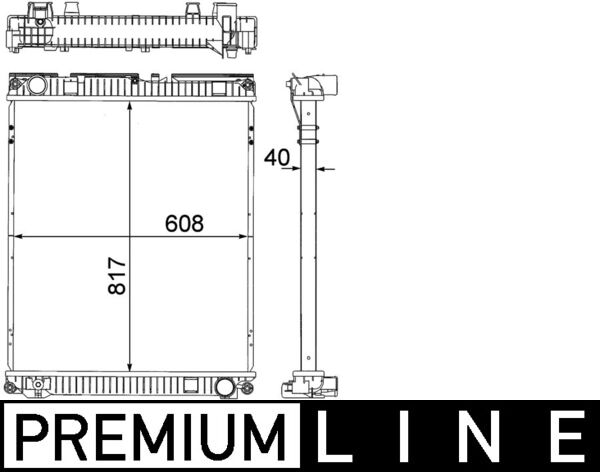 Radiateur Mahle Original CR 379 000P