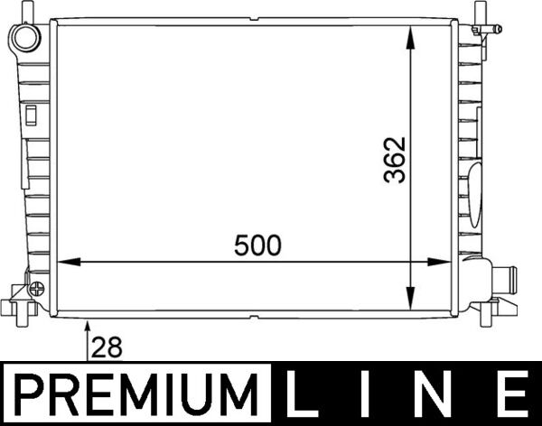 Radiateur Mahle Original CR 381 000P