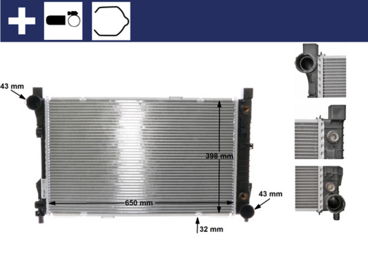 Radiateur Mahle Original CR 387 000S