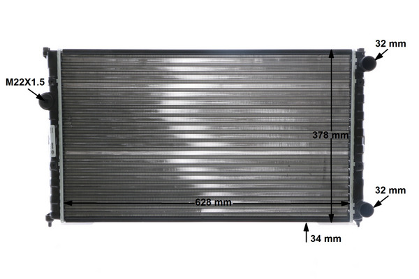 Mahle Original Radiateur CR 395 000S