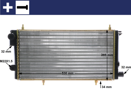 Radiateur Mahle Original CR 431 000S