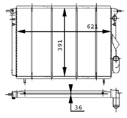 Mahle Original Radiateur CR 452 000S