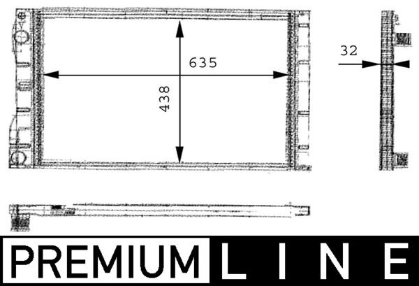 Radiateur Mahle Original CR 480 000P