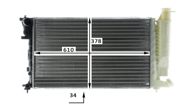 Mahle Original Radiateur CR 481 000S