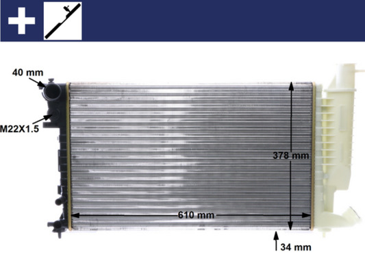 Radiateur Mahle Original CR 498 000S