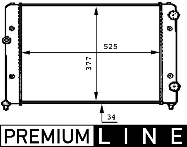 Radiateur Mahle Original CR 507 000P