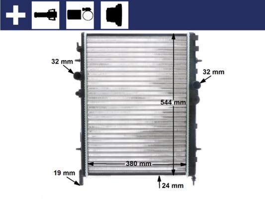 Radiateur Mahle Original CR 515 000S