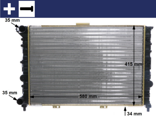 Radiateur Mahle Original CR 518 000S