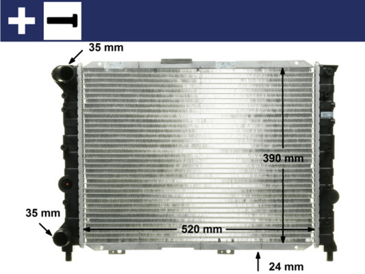 Radiateur Mahle Original CR 519 000S