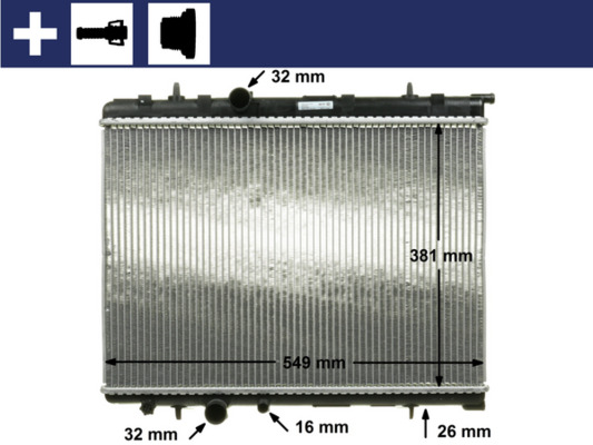 Radiateur Mahle Original CR 524 000S