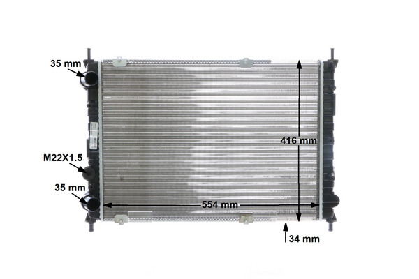 Mahle Original Radiateur CR 525 000S