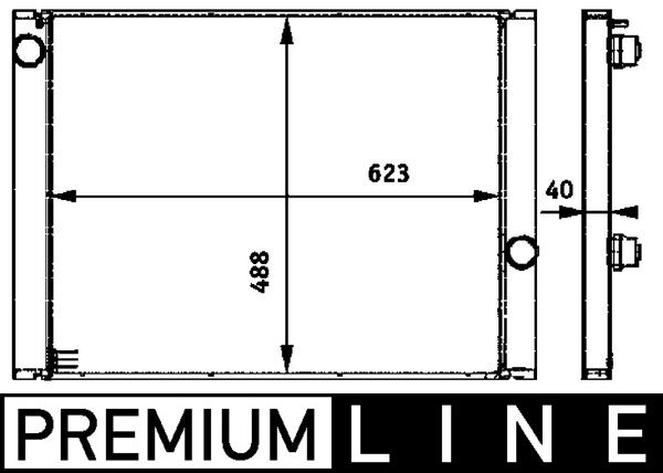 Radiateur Mahle Original CR 582 000P