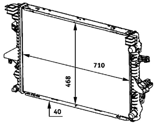 Mahle Original Radiateur CR 583 000P