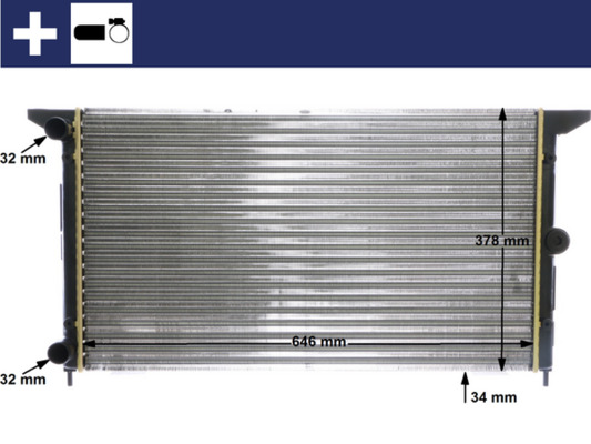 Radiateur Mahle Original CR 607 000S