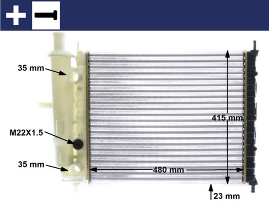 Radiateur Mahle Original CR 630 000S